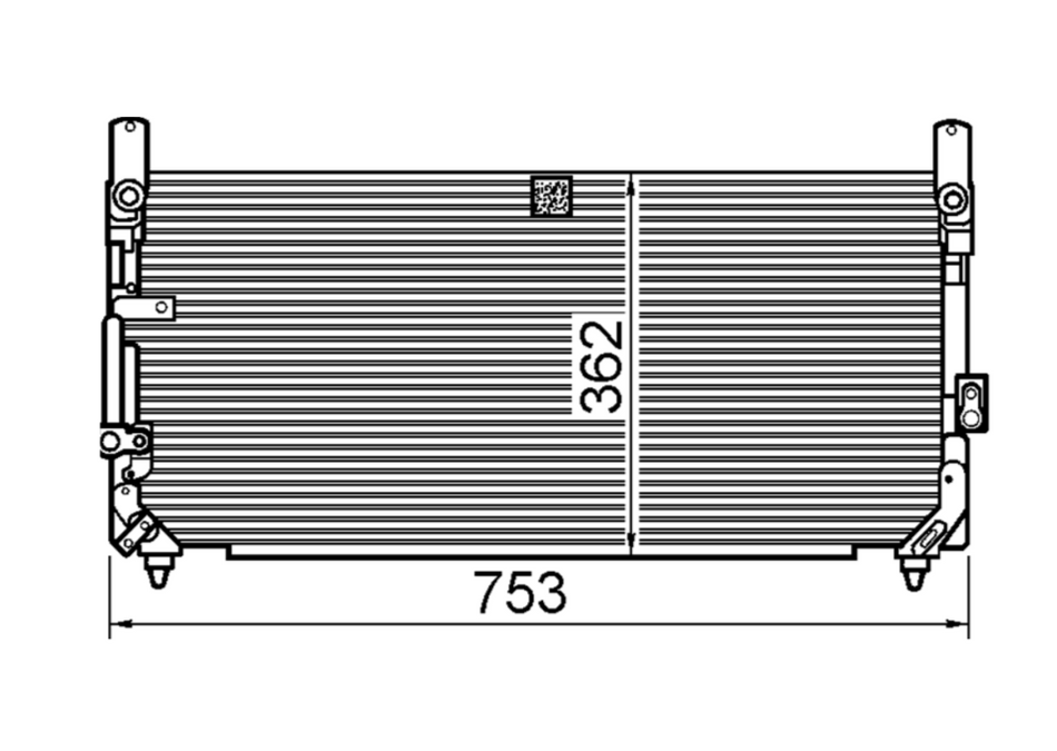 Toyota Landcruiser FZJ80 HDJ80 HZJ80 Condenser / CTY18067A