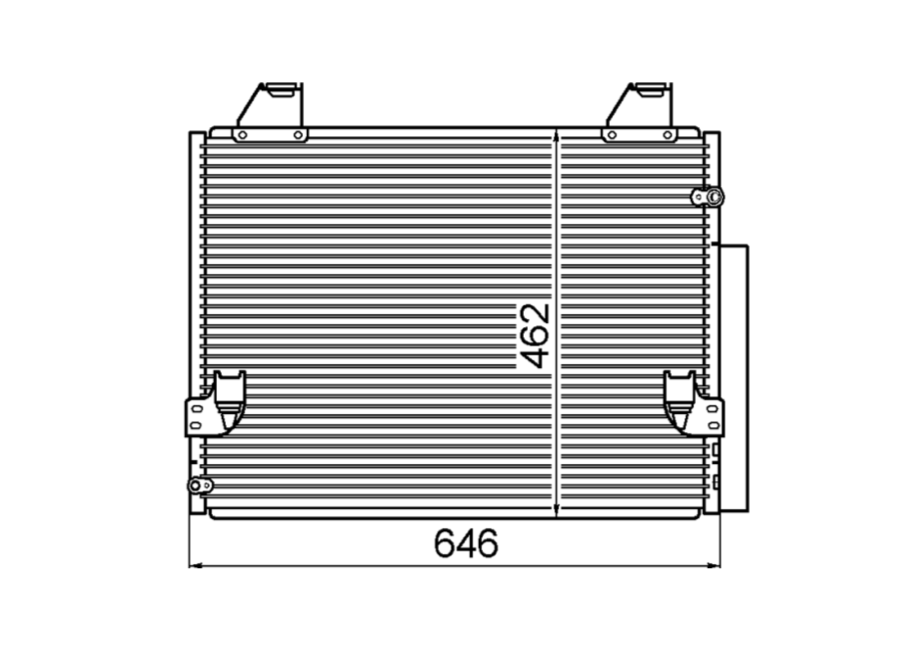 Toyota Hilux Petrol Condenser / CTY18094