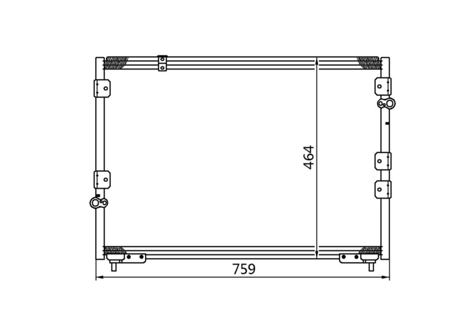 Toyota Townace SBV KR42 KR43R Condenser / CTY18095
