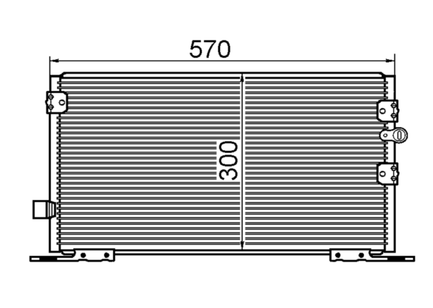 Toyota Hilux KZN Condenser / CTY18098