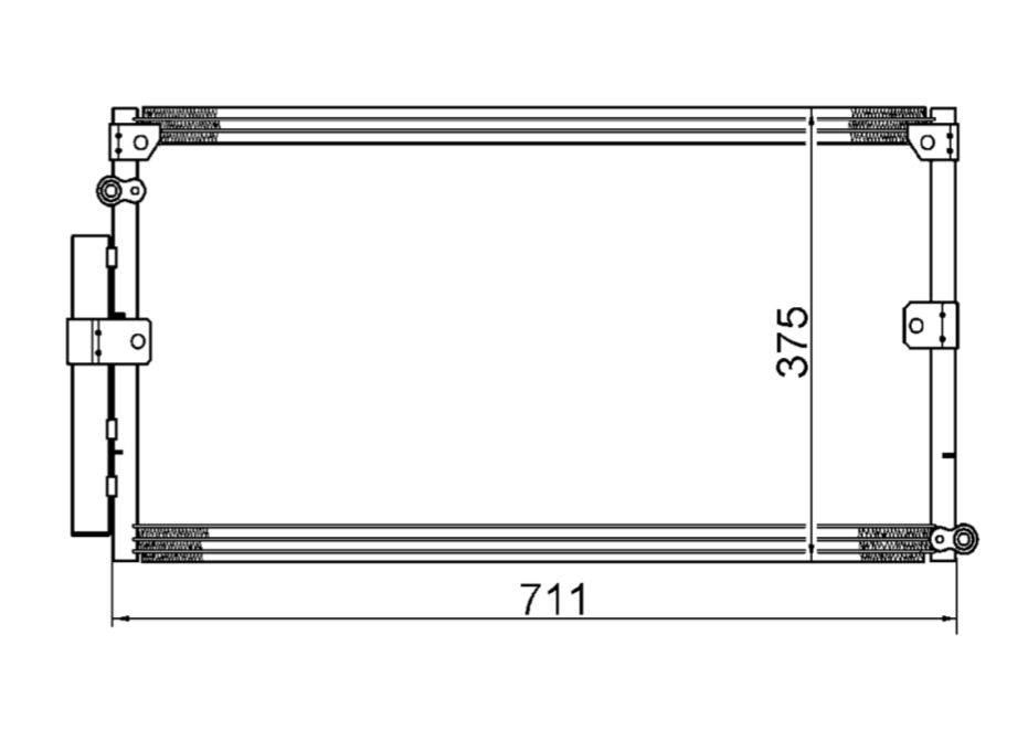 Toyota Landcruiser 100 Series Petrol Diesel Condenser / CTY18106