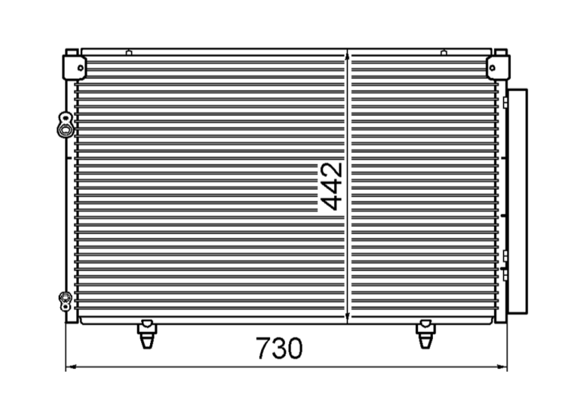 Toyota Kluger 4WD Condenser / CTY18107