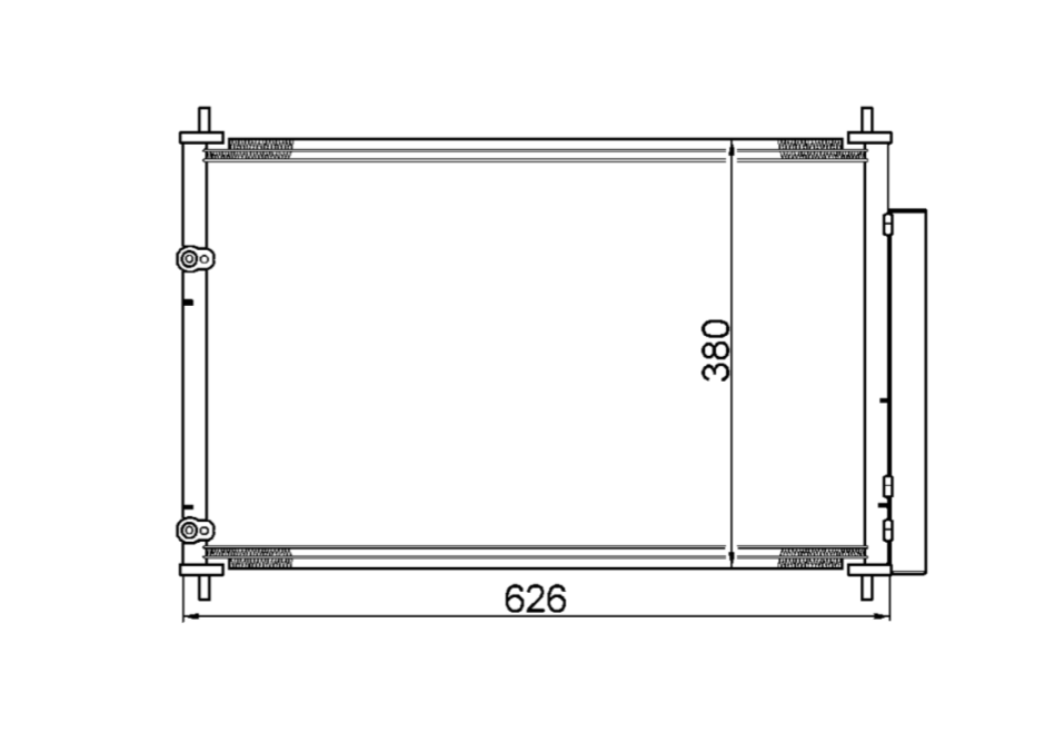 Toyota Corolla ZRE 152 Condenser / CTY18110