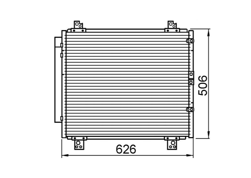 Toyota Hiace TRH KDH SWB LWB Condenser / CTY18117