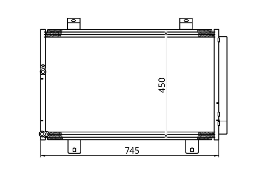 Toyota Kluger GSU40 GSU45 3.5L V6 Condenser / CTY18144