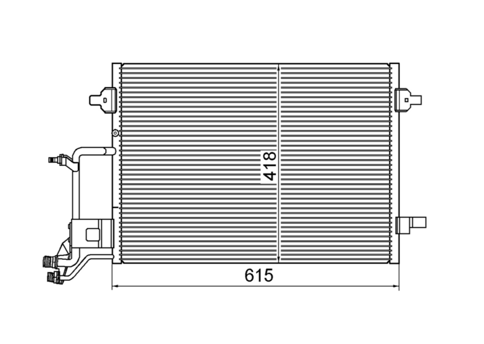 Volkswagen Passat Condenser / CVK11011A