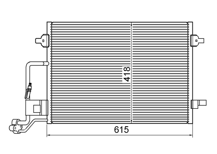 Volkswagen Passat Condenser / CVK11011B