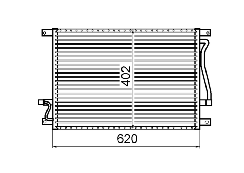 Volvo S60 V70 S70 C70 Condenser / CVL34011