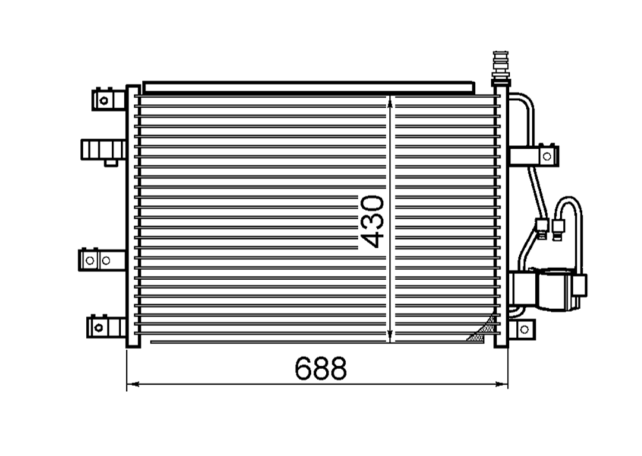 Volvo 850 S70 Condenser / CVL34013