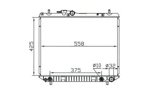 Daihatsu Terios Wagon J100 RG Radiator / DA41015