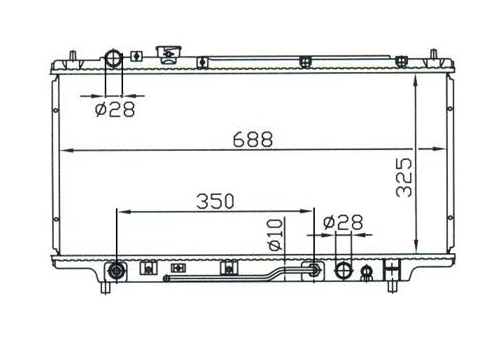 Ford Laser KJ/KL Radiator / FD16022