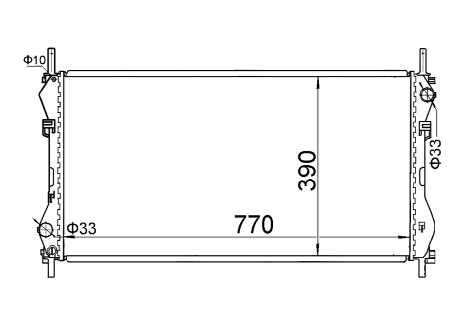 Ford Transit VH/VJ 2.4L Diesel Radiator / FD16031