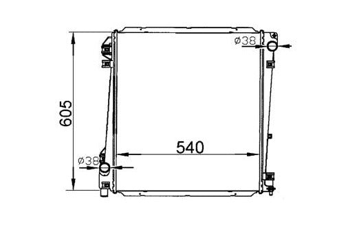 Ford Explorer UT/UX/UZ V6 V8 Radiator / FD16044