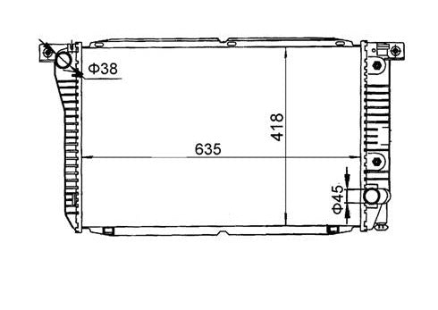 Ford Falcon Ute XF/XG Radiator / FD16046