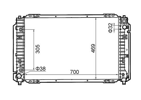 Ford Escape BA/ZA/ZB/ZC/ZD V6 Radiator / FD16047