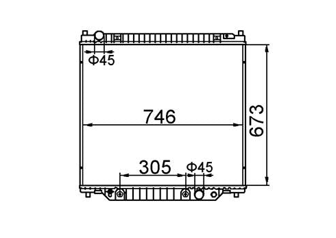 Ford F250 F350 Petrol Diesel Radiator / FD16052