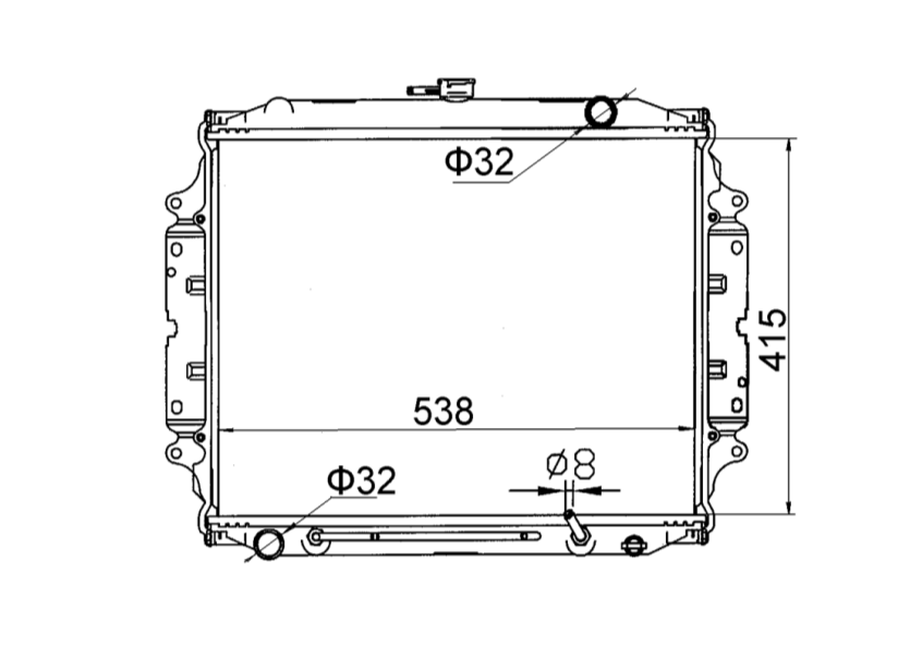 Holden Rodeo G3/G6 2.6L V4 Radiator / HD22017