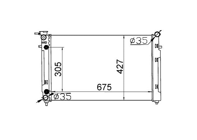Holden Commodore VT V6 Radiator / HD22026