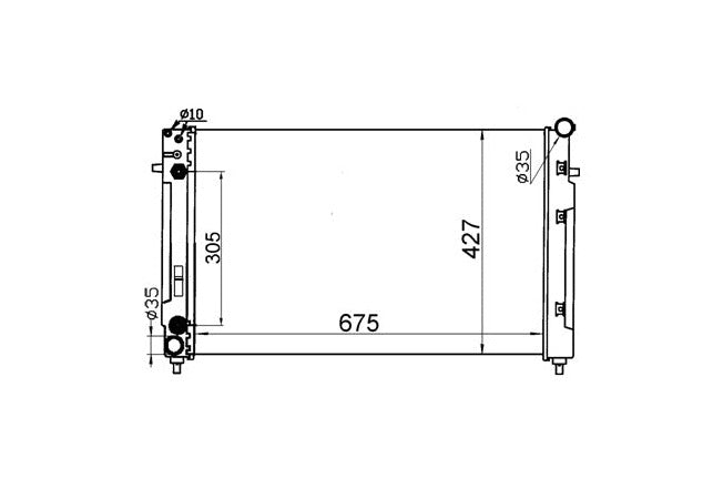 Holden Commodore VX V8 Radiator / HD22031