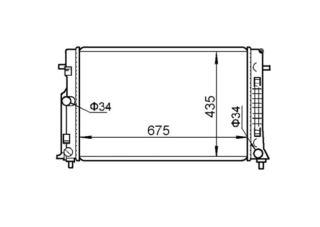 Holden Commodore VZ V6 Manual Radiator / HD22035