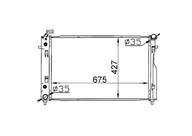 Holden Commodore VY V8 Radiator / HD22037