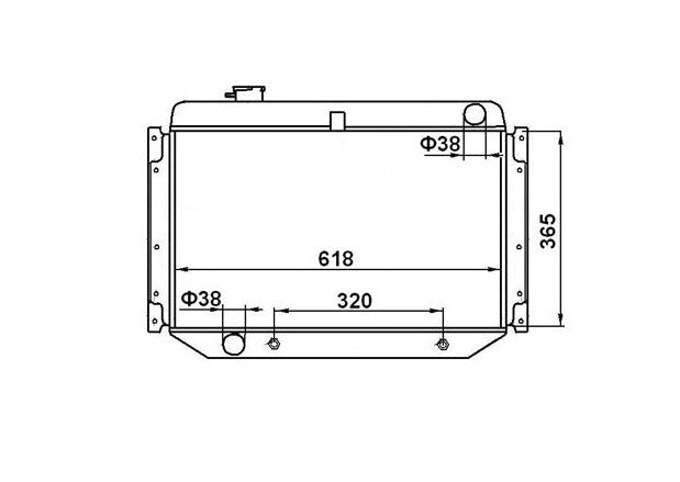 Holden Kingswood Full Aluminium Radiator / HD22045A