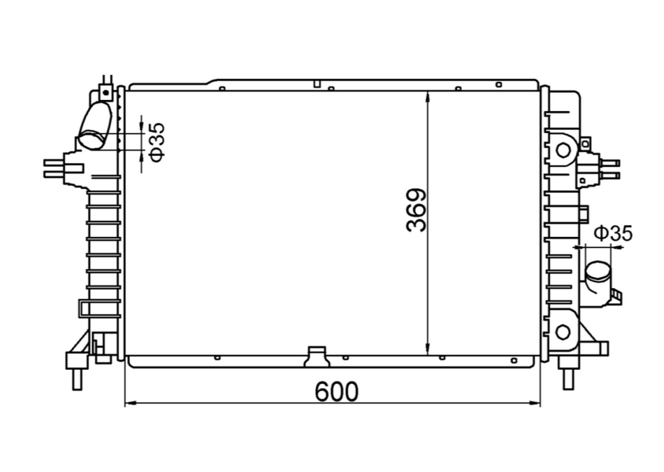 Holden Astra AH Radiator / HD22047