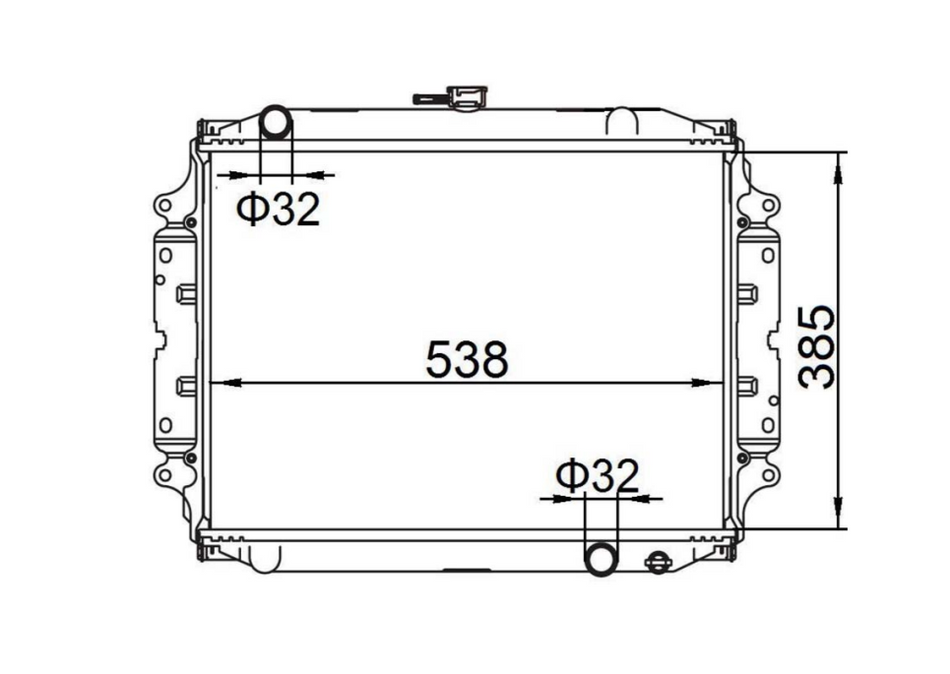 Holden Rodeo TF G3 G6 3.2L V6 Petrol Manual Radiator / HD22060