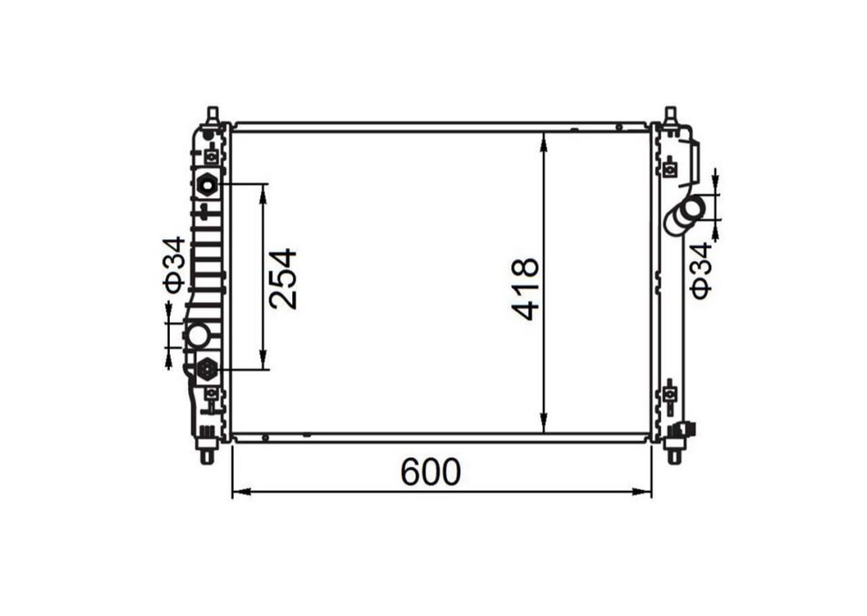 Holden Barina TK Radiator / HD22064