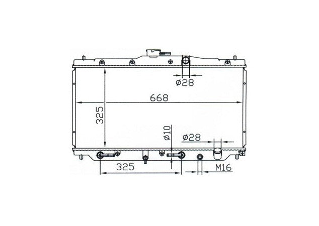 Honda Accord CA/AD Radiator / HO17011