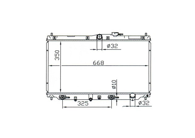 Honda Accord CB Radiator / HO17012