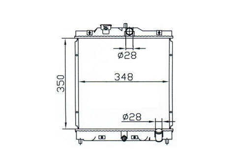 Honda Civic EG EH EK Manual Radiator / HO17018