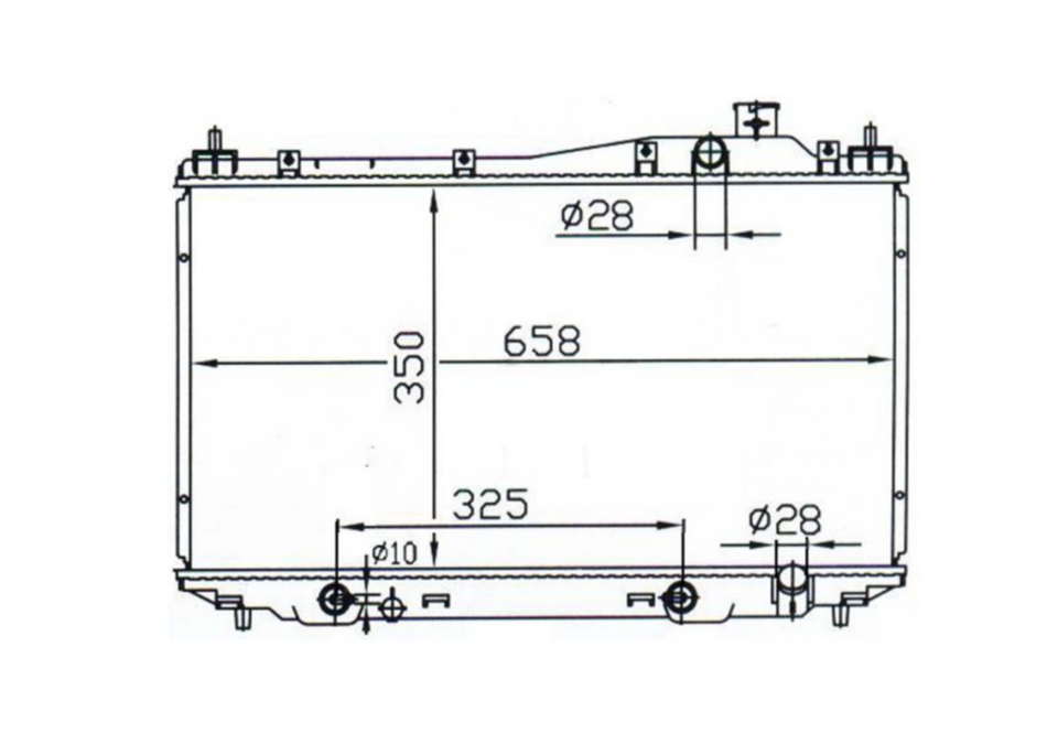 Honda Civic ES EU Radiator / HO17021