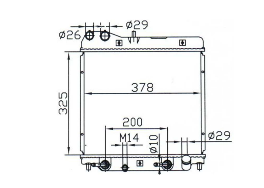 Honda Jazz Radiator / HO17026