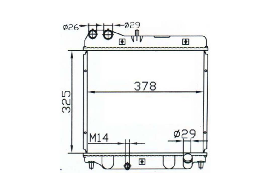 Honda Jazz Manual Radiator / HO17027
