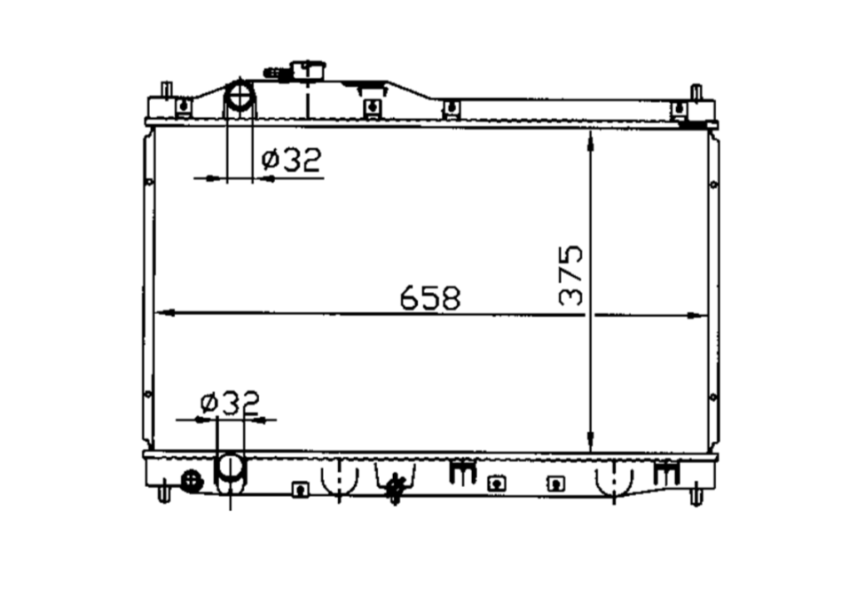 Honda S2000 Manual Radiator / HO17036