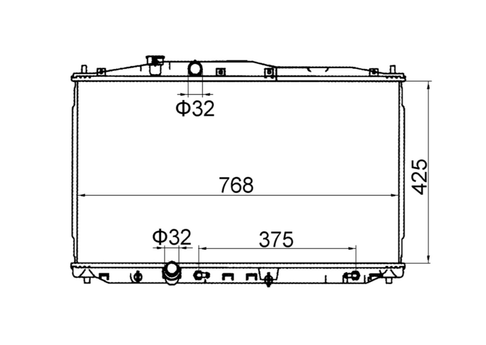 Honda Odyssey RB 3rd Gen Radiator / HO17045