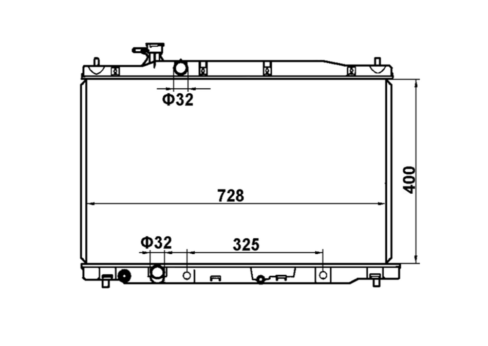 Honda CRV Wagon RE Radiator / HO17048