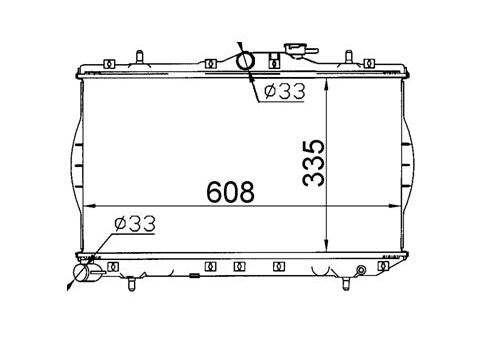 Hyundai Excel X3 Manual Radiator / HY21015