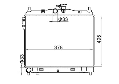 Hyundai Getz BU TB 1.5L Manual Radiator / HY21024