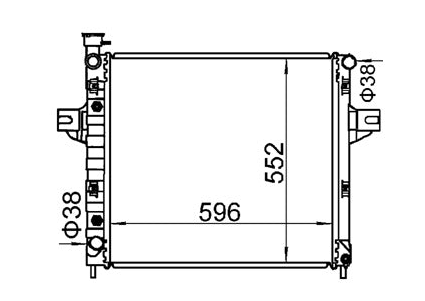 Jeep Grand Cherokee WJ WG 4.0L V6 Radiator / JP28011