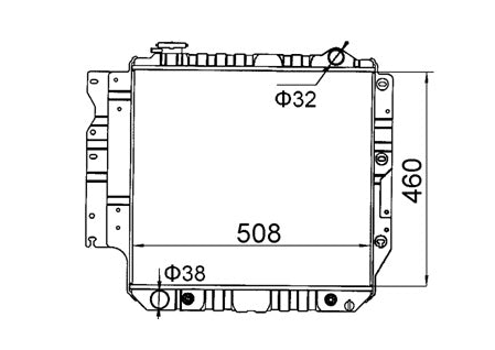 Jeep Wrangler TJ Radiator / JP28018