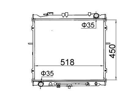 Kia Sportage Radiator / KI29014