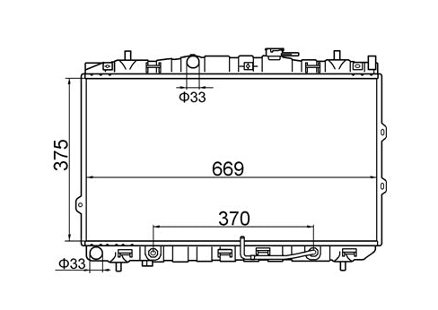 Kia Cerato LD Radiator / KI29018