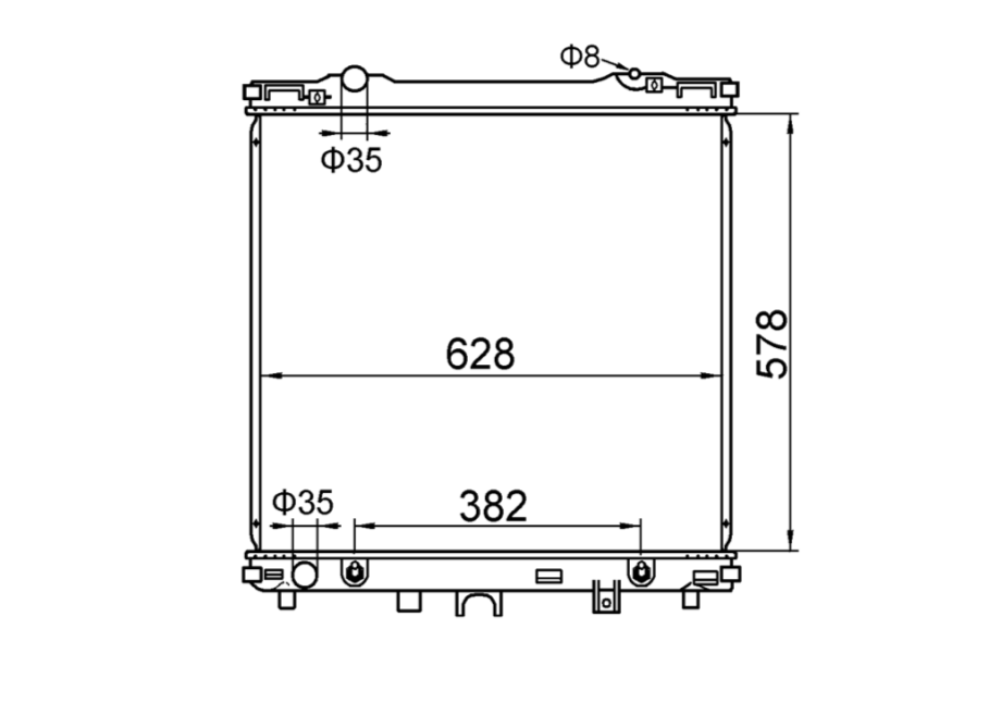 Kia Optima GD Radiator / KI29021