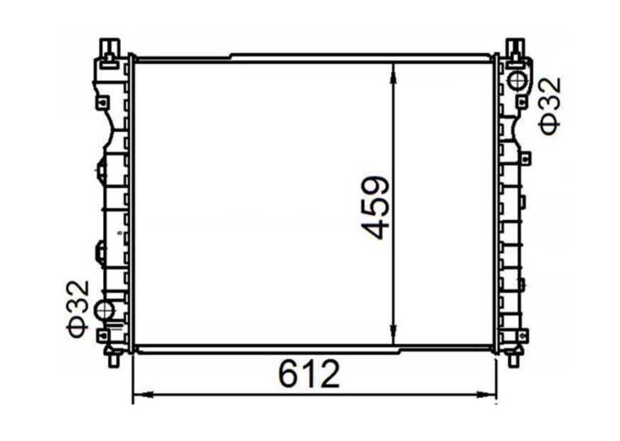 Land Rover Freelander Diesel / V6 Petrol Radiator / LR36012