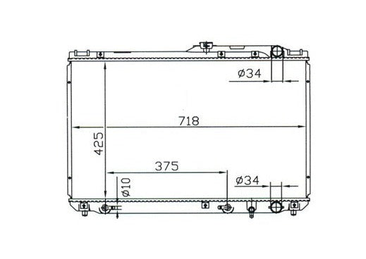 Lexus ES300 VCV10 Radiator / LX13011