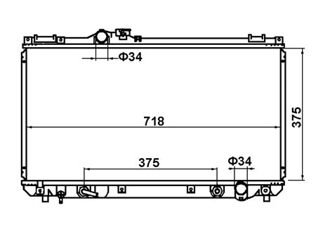 Lexus IS200 (GXE10R) IS300 (JCE10R) Radiator / LX13020