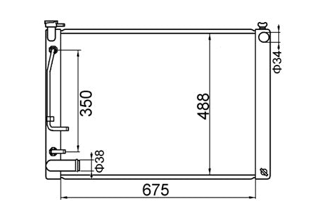 Lexus RX330 RX350 MCU38 Radiator / LX13021A