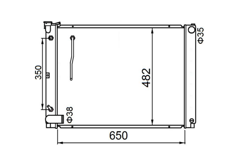 Lexus RX330 3.3L V6 Radiator / LX13026A